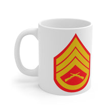 Load image into Gallery viewer, 7th Communication Battalion (7th Comm BN) Staff Sergeant (SSgt) Ceramic Mug 11oz