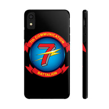 Load image into Gallery viewer, 7th Communication Battalion (7th Comm BN) Logo iPhone Tough Case