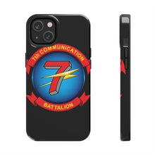 Load image into Gallery viewer, 7th Communication Battalion (7th Comm BN) Logo iPhone Tough Case