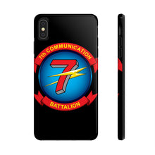 Load image into Gallery viewer, 7th Communication Battalion (7th Comm BN) Logo iPhone Tough Case