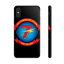 Load image into Gallery viewer, 7th Communication Battalion (7th Comm BN) Logo iPhone Tough Case