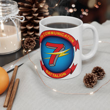 Load image into Gallery viewer, 7th Communication Battalion (7th Comm BN) Master Gunnery Sergeant (MGySgt) Ceramic Mug 11oz