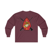 Load image into Gallery viewer, 1st Battalion 8th Marines Logo Long Sleeve T-Shirts