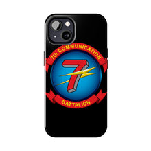 Load image into Gallery viewer, 7th Communication Battalion (7th Comm BN) Logo iPhone Tough Case
