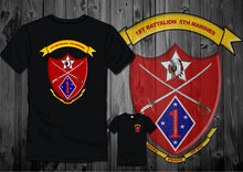 Load image into Gallery viewer, 1st Battalion 5th Marines Logo T-Shirts
