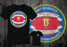 Load image into Gallery viewer, 1st Dental Battalion Logo T-Shirts