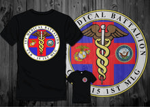 Load image into Gallery viewer, 1st Medical Battalion Logo T-Shirts