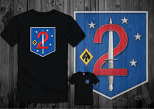Load image into Gallery viewer, 2d Marine Special Operation Battalion Logo T-Shirts