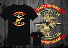 Load image into Gallery viewer, 2d Supply Battalion CLR-25 Logo T-Shirts
