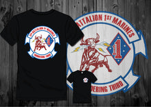 Load image into Gallery viewer, 3d Battalion 1st Marines Logo T-Shirts