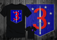 Load image into Gallery viewer, 3d Marine Special Operation Battalion Logo T-Shirts