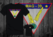 Load image into Gallery viewer, HQ Marine Air Group 39 (MAG 39) Logo T-Shirts
