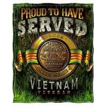 Load image into Gallery viewer, Vietnam Proud To Have Served Blanket