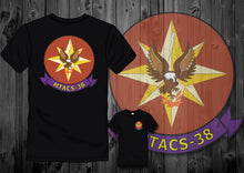 Load image into Gallery viewer, Marine Tactical Air Command Squadron 38 (MTACS-38) Logo T-Shirts
