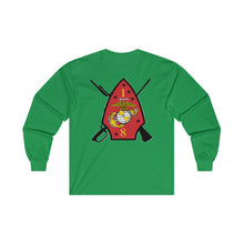 Load image into Gallery viewer, 1st Battalion 8th Marines Logo Long Sleeve T-Shirts
