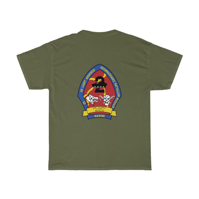 2d Light Armored Reconnaissance Battalion (2nd LAR BN) Logo T-Shirts