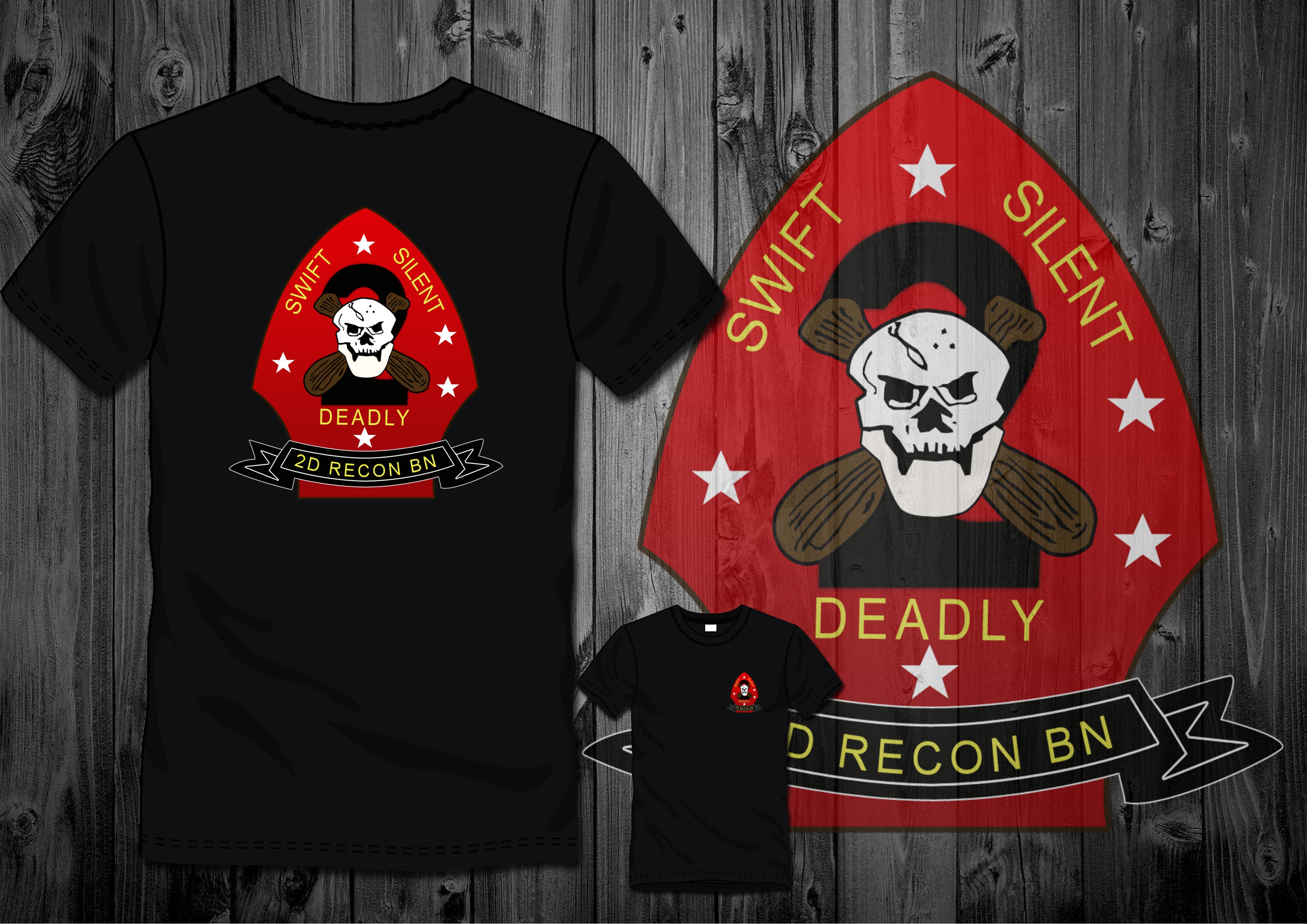 2d Recon Battalion Logo T-Shirts – Jarhead Shirts 2d Recon Battalion Logo T-Shirts – Jarhead Shirts