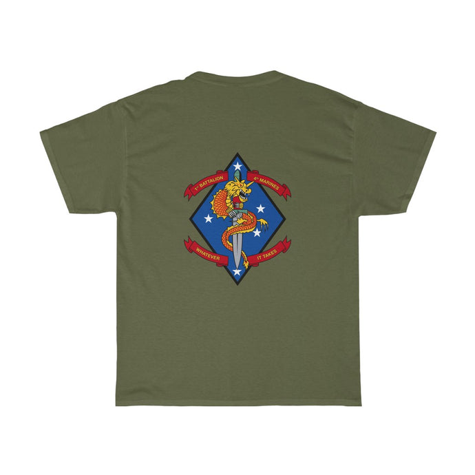 1st Battalion 4th Marines Logo T-Shirts