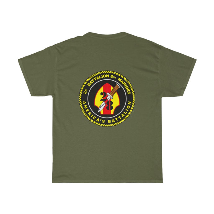 2d Battalion 8th Marines (2nd BN 8th Mar V28) Logo T-Shirts