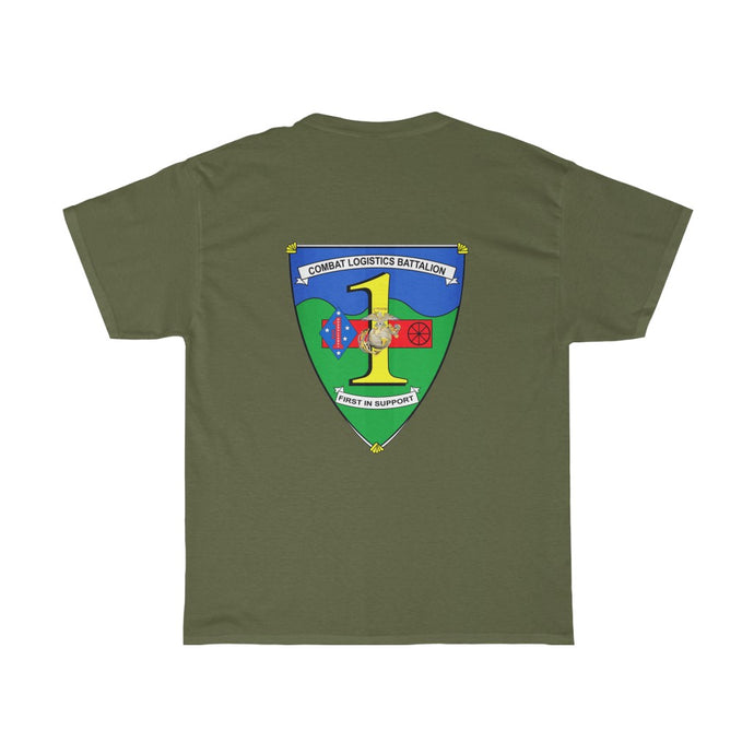 Combat Logistics Battalion 1 (CLB-1) Logo T-Shirts